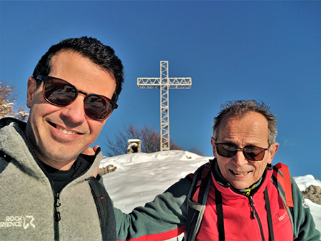 Monte Suchello (1541 m) da Costa Serina il 20 gennaio 2023  - FOTOGALLERY