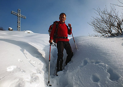 Salita pomeridiana al MONTE SUCHELLO (1541 m.) ben innevato da Costa Serina l 25 gennaio 2013  - FOTOGALLERY