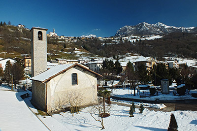 Salita pomeridiana al MONTE SUCHELLO (1541 m.) ben innevato da Costa Serina l 25 gennaio 2013  - FOTOGALLERY