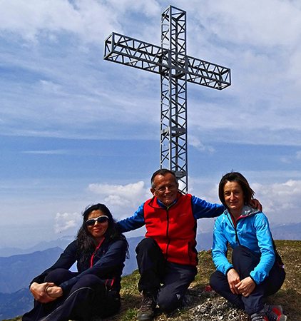 Monte Suchello (1541 m) da Aviatico (1080 m) il 13 aprile 2015  - FOTOGALLERY