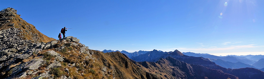 Panorama verso la Valle Brembana