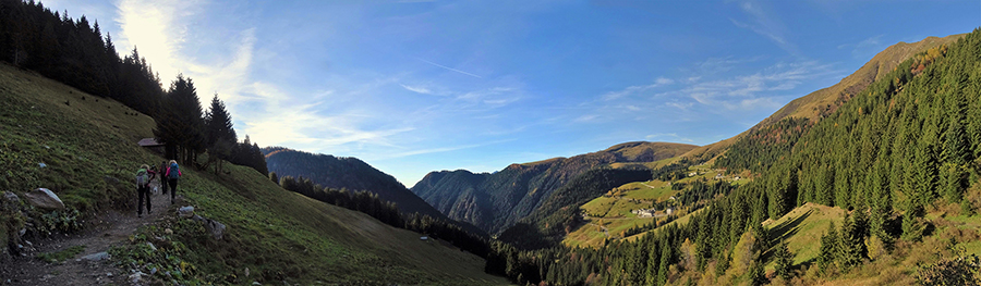 Sul sentiero 214A dalla Fraccia al Rifugio Balicco