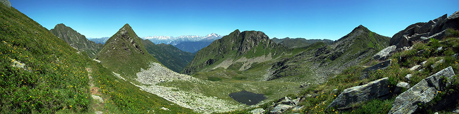 Panoramica dalla Bocchetta di Budria