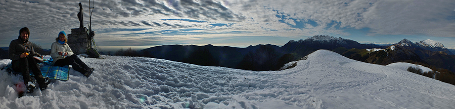 Anello dei Tre Faggi da Fuipiano Imagna (20-11-2014)