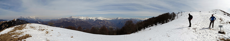 Panorama salendo alla Mdonnina dei Canti