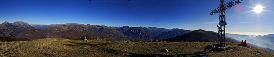 Spettacolare panorama in vetta allo Zuc di Valbona