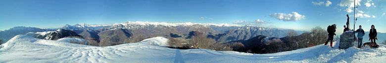 Panorama dalla Madonnina dei Canti