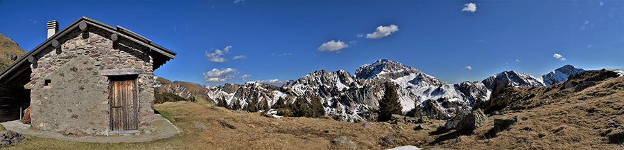 Panorama da Baita Monte Campo (1878 m)