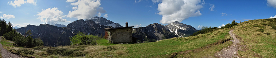 Panorama al Roccolo del Tino (1870 m)