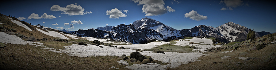 Primavera al Monte Campo, neve al Lago di Pietra Quadra -20magg21