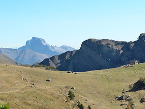 Vista sul Monte Campo e la Presolana