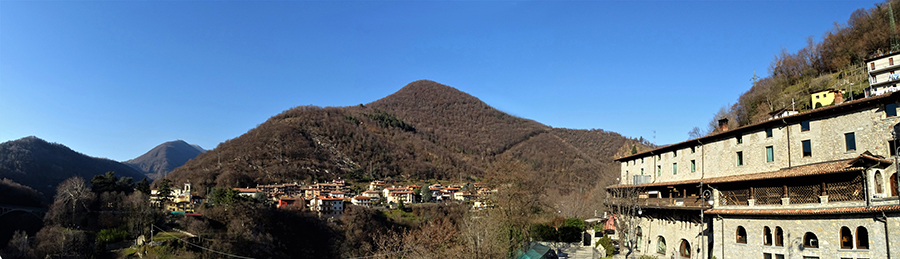 MONTE UBIONE dal 'Put che bala' sul Brembo di Clanezzo (19-12-17) 