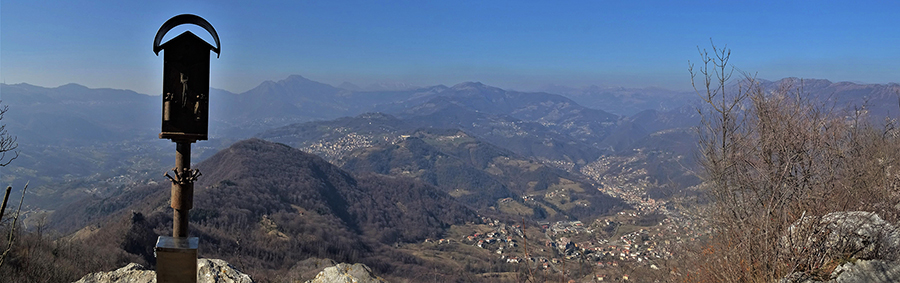 Monte Ubione e Corna Marcia da Sopracorna di Ubiale-3mar22