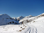 Percorsi di neve battuta anche per camminare - foto Piero Gritti 24 dic. 2006