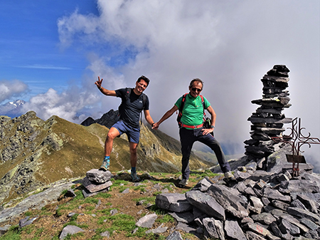 Ritorno sul Monte Valletto (2371 m) con Avaro (2080 m), Monte di Sopra (2269 m) dai Piani dell’Avaro il 12 settembre 2022 - FOTOGALLERY