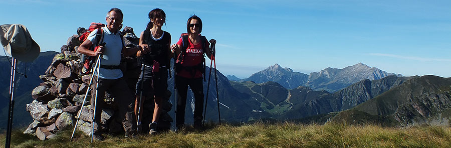 In vetta al Monte Avaro (2080 m.)