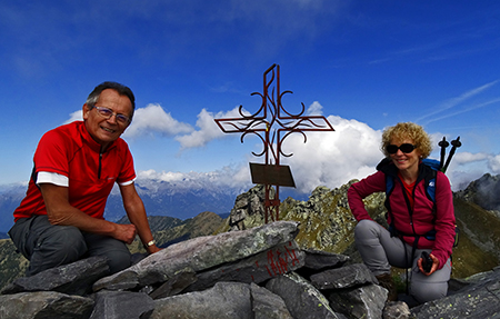 In vetta al Monte Valletto dal Monte di Sopra e al Monte Triomen il 21 settembre 2015  - FOTOGALLERY