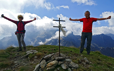 In vetta al Monte Valletto dal Monte di Sopra e al Monte Triomen il 21 settembre 2015  - FOTOGALLERY