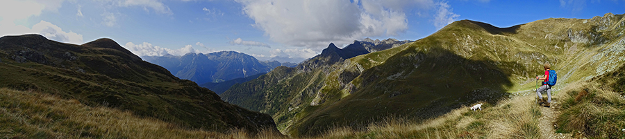 Sul 101 per poi salire sul Monte di Sopra