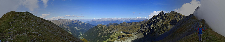 Saliscendi in cresta dal Monte di Sopra al Monte Valletto