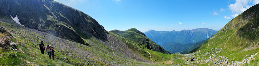 Salendo dal colletto del Monte Avaro al Monte di Sopra