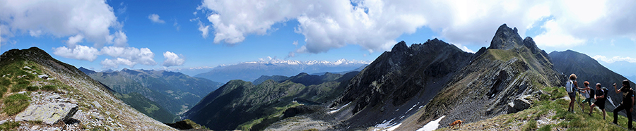 Salendo in cresta dal Monte di Sopra al Valletto