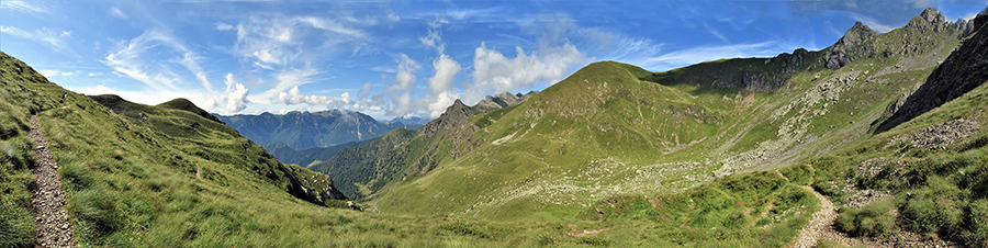 Vista verso il Monte di Sopra e il Valletto