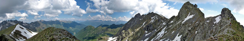 Salita in cresta al Monte Valletto