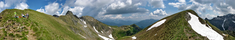 Scendendo dal Monte di Sopra