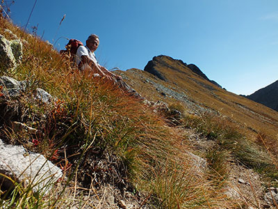 PIZZO ZERNA (2572 m.) dalla Valsambuzza con Laghi di Caldirolo il 27 settembre 2013   - FOTOGALLERY