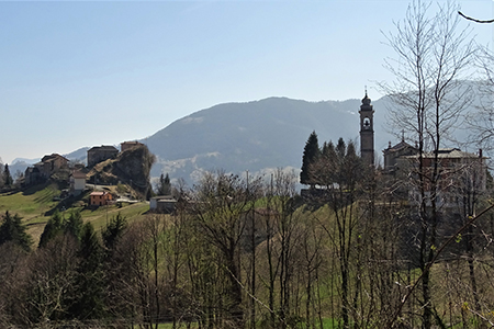 Anello Fraggio-Vaccareggia-Reggetto-Salzana da Pizzino di Taleggio il 30 marzo 2019 - FOTOGALLERY