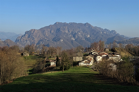 Anello Fraggio-Vaccareggia-Reggetto-Salzana da Pizzino di Taleggio il 30 marzo 2019 - FOTOGALLERY