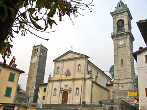 La Chiesa di Sottochiesa con la bella torre campanaria romanica