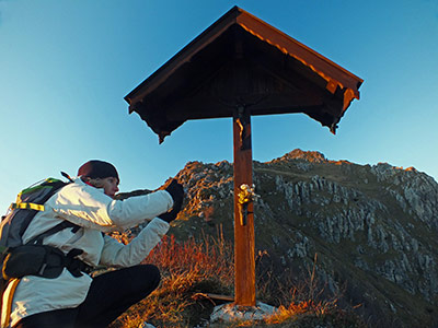 Sul MONTE VENTUROSA (1999 m.) per uno splendido tramonto in Resegone il 5 novembre 2012  - FOTOGALLERY