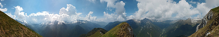 Scendendo dal Pizzo Vescovo al Monte Brate 