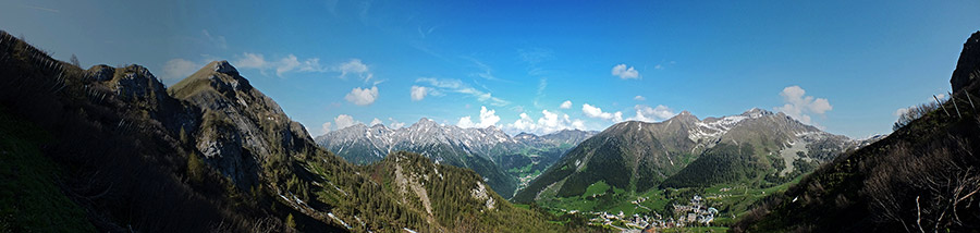 Salendo dal sentiero 206 da Foppolo al Pizzo Vescovo (2175 m.)