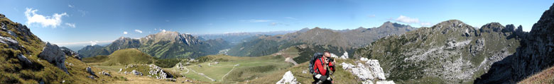 Panoramica dalle Grigne alla Corna Grande