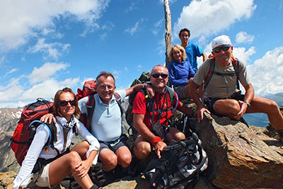 Giro ad anello della Punta di Ercavallo (3063 m.) dal Rif. Bozzi il 13 ag. 2013  - FOTOGALLERY