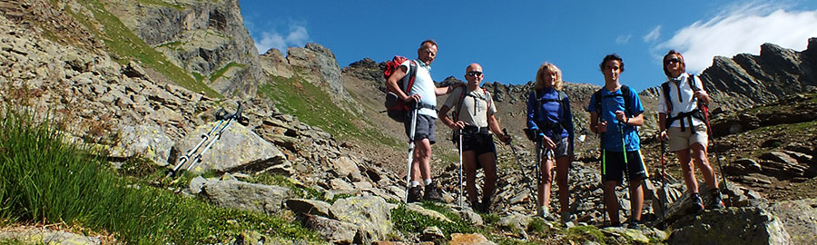 GIRO AD ANELLO DELLA pUNTA D'eRCAVALLO (3068 M.) DAL rIF. bOZZI (13-08-13)