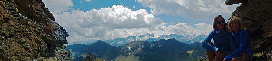 Vista dalla Punta dìErcavallo (3068 m.)