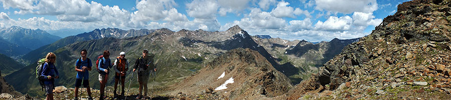 Scendendo dalla Punta dì Ercavallo (3068 m.)