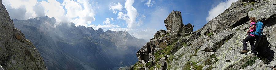 Alla Bocchetta del Pantano (o del Lunedì, 2650 m)