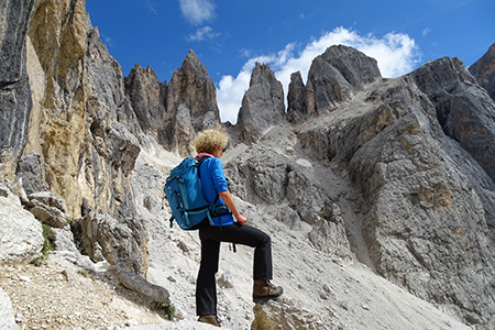 In vetta al Monte Mulaz (2906 m) alle Pale di San Martino il 13 agosto 2017 - FOTOGALLERY