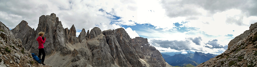 Pale di San Martino dal Monte Mulaz