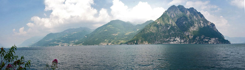 Cavalcata tra Monti e Laghi di Maurizio Agazzi, immagini passaggio al Monte Boario e arrivo a Lovere il 6 giugno 2010