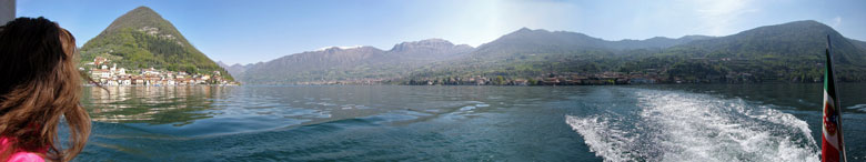 Lago d'Iseo, Monte Isola: passeggiata primaverile da Peschiera Maraglio a Sensole il 21 aprile 2010