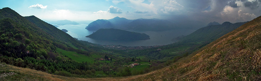 Panoramica scendendo in cresta da Punta Almana verso la Croce di Pezzuolo (2)