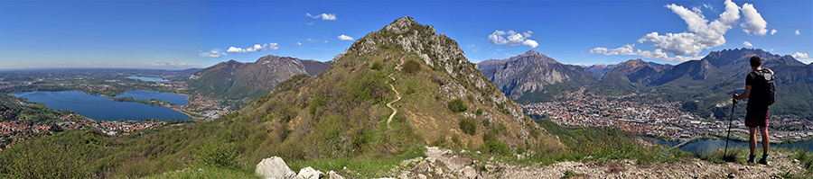 Monte Barro ad anello ‘fiorito’ da Galbiate-17apr23