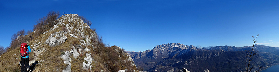In cresta di vetta per il Monte Barro