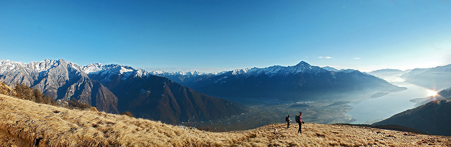 Anello del Monte Berlinghera, balcone panoramico sul Lago di Como il 14 dic. 2013